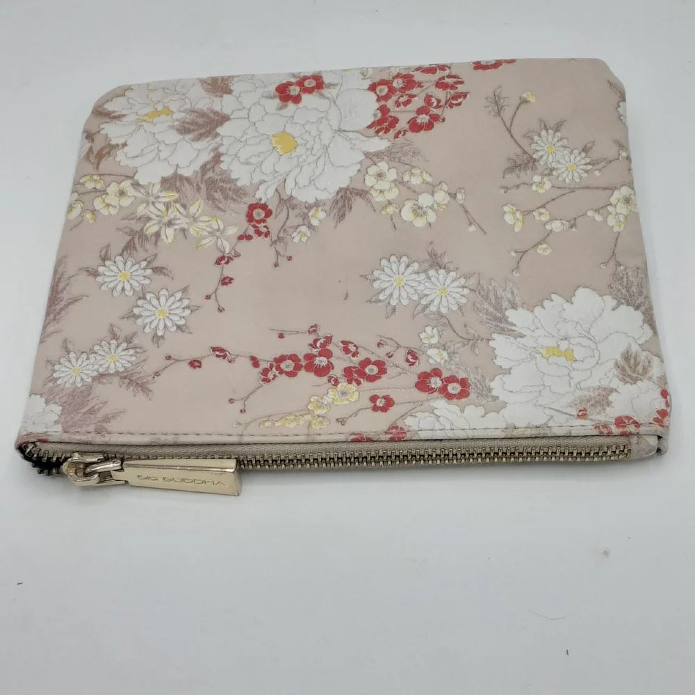 Big Buddha Wild Flowers Floral Cosmetics Travel Bag.